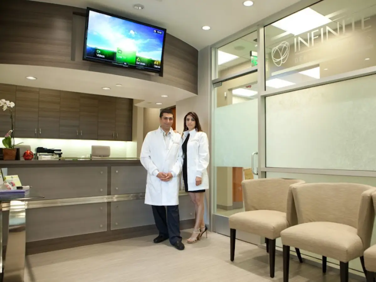 Waiting area at Infinite Dental Wellness, Glendale, Glendale