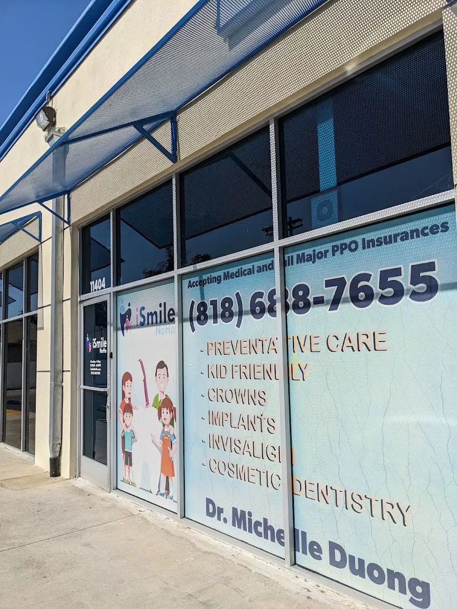 Front entrance of iSmile NoHo, North Hollywood, Los Angeles