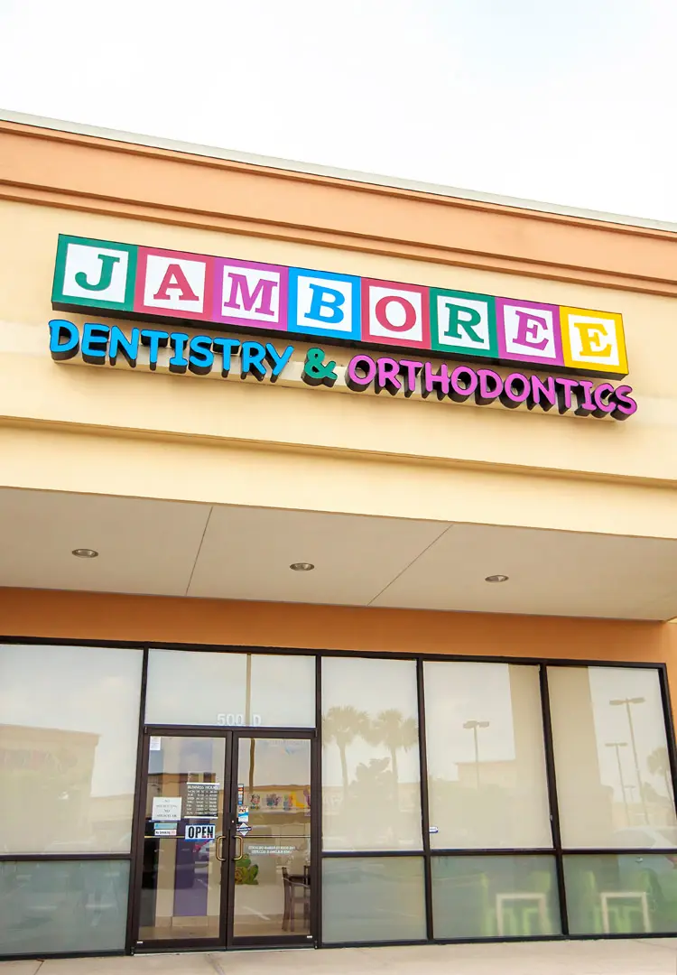 Front entrance of Jamboree Dentistry - North Freeway, Northside Houston, Houston