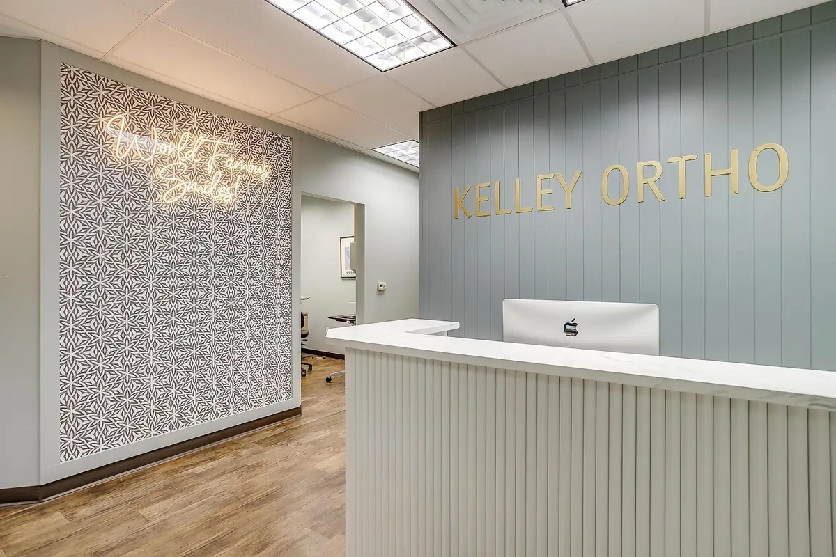 Reception at Kelley Orthodontics, Ridglea, Fort Worth