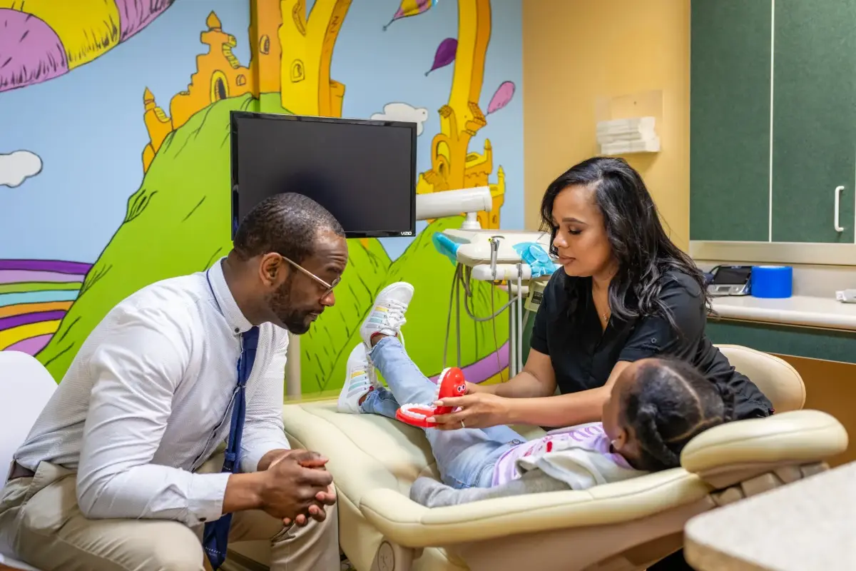 Treatment room at Lakewood Kids Dentistry Houston: Davette Johnson-Harris, DDS, Willowbrook, Houston