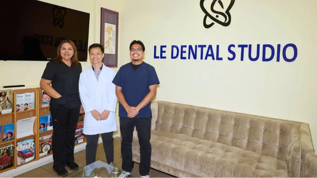 Waiting area at Le Dental Studio, Whittier, Whittier
