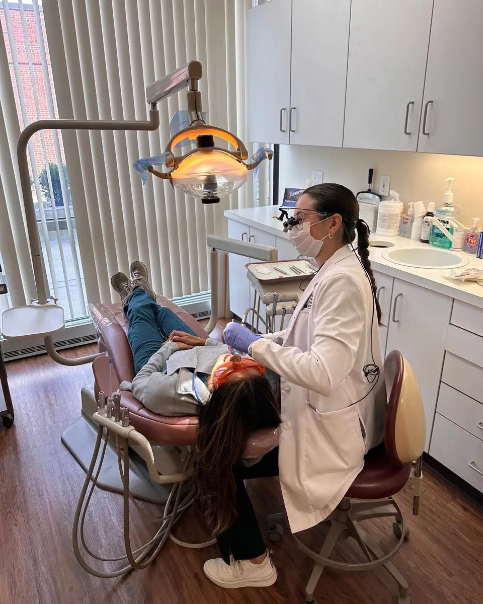 Waiting area at Los Angeles Luxe Dental Clinic, Downtown LA, Los Angeles