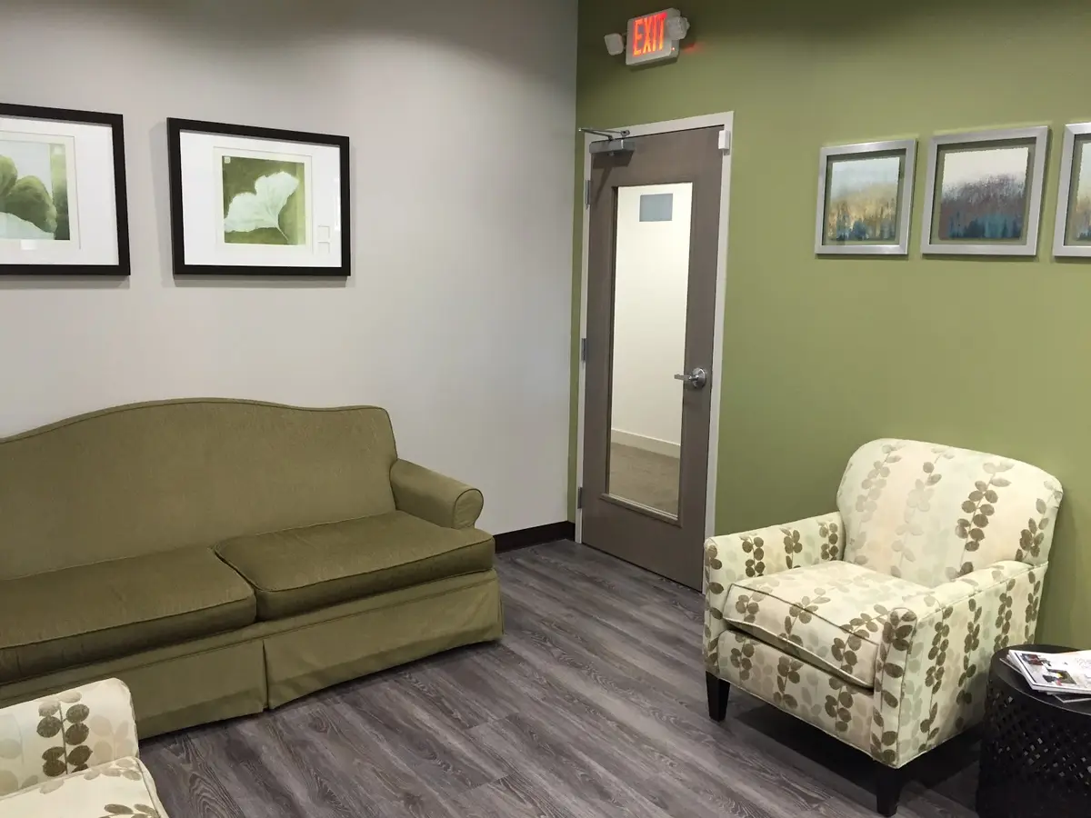 Waiting area at Lovers Lane Dental Associates, Vickery Meadow, Dallas