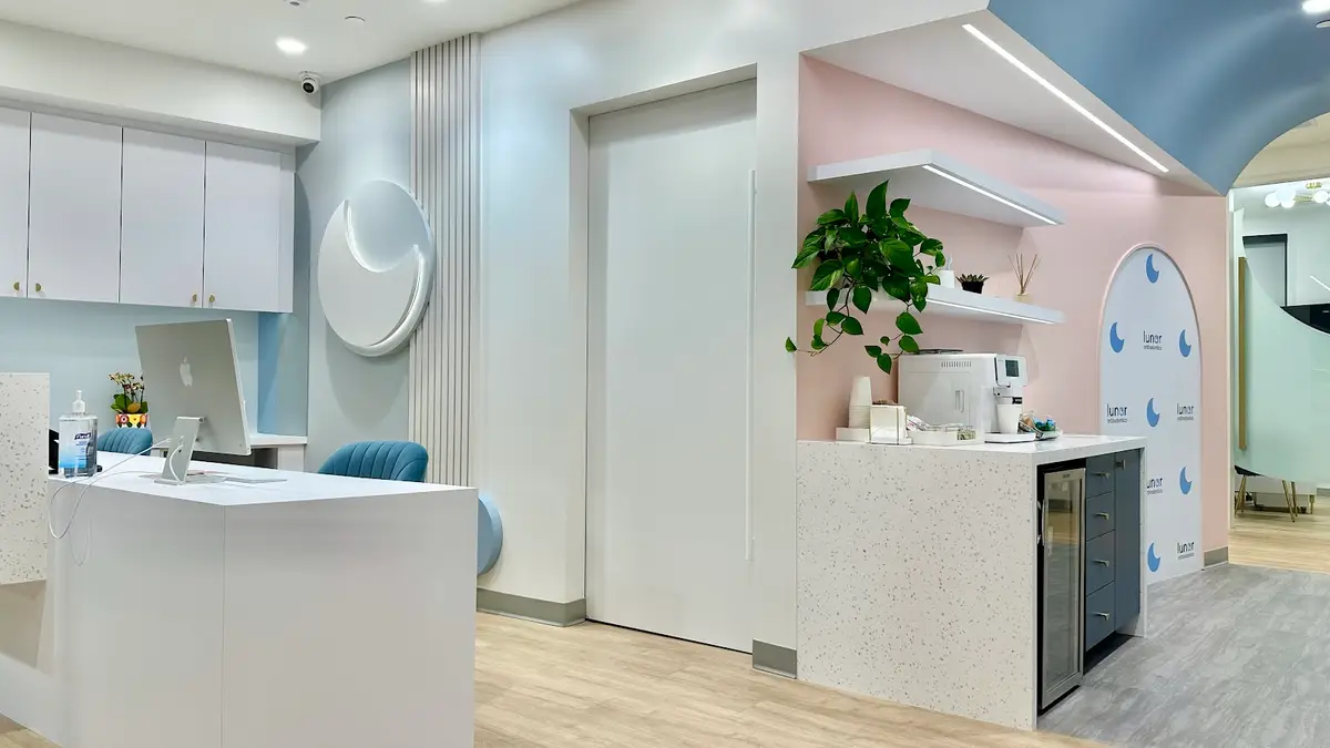 Waiting area at Lunar Orthodontics, Lake Forest, Lake Forest