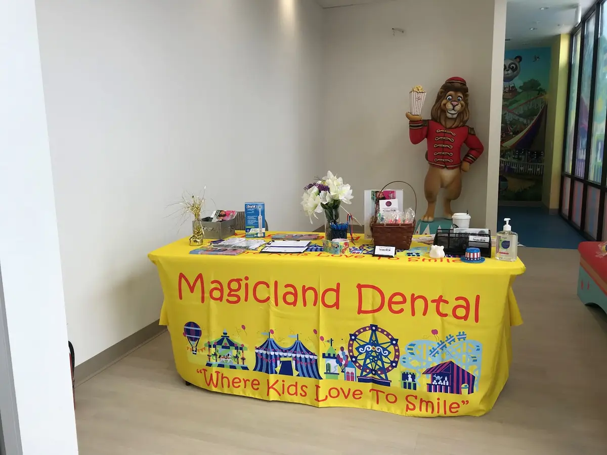 Front entrance of Magicland Children's Dentistry & Orthodontics - Rancho Dominguez Hills, Compton, Compton