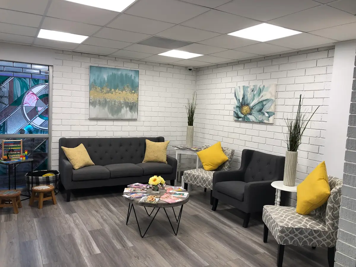 Reception at Mandalay Dental Office, La Habra, La Habra