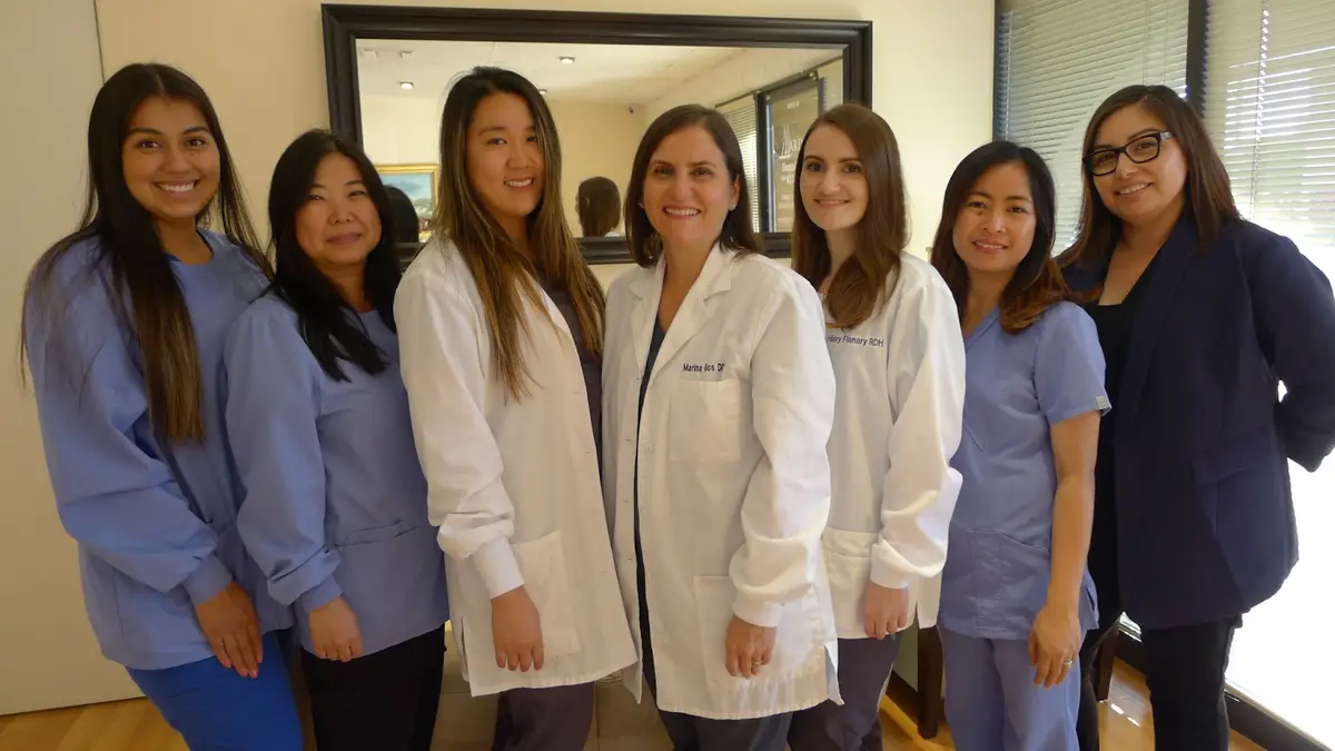 Waiting area at Marina Dental Care, Venice, Los Angeles