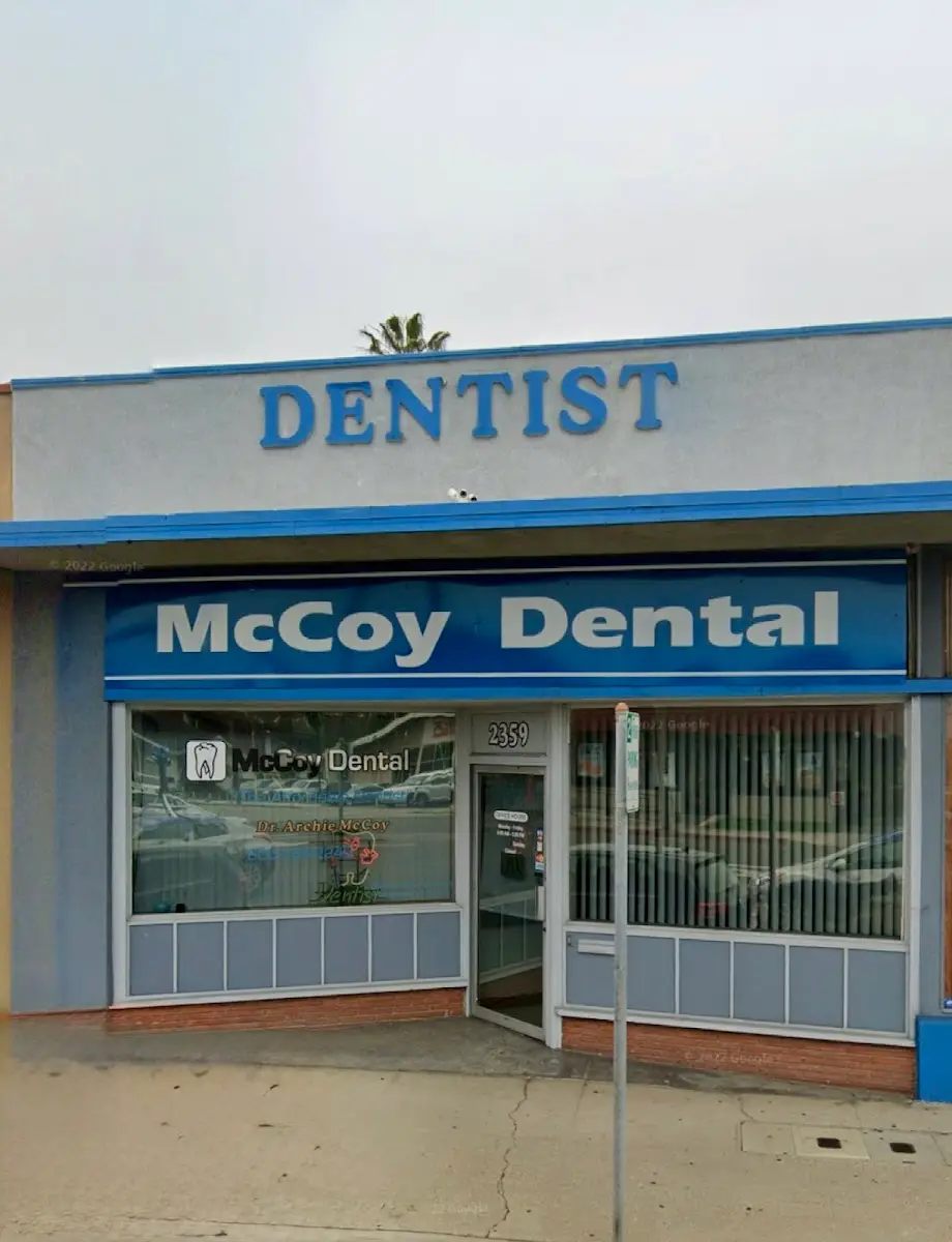 Front entrance of McCoy Dental, Ventura, Ventura