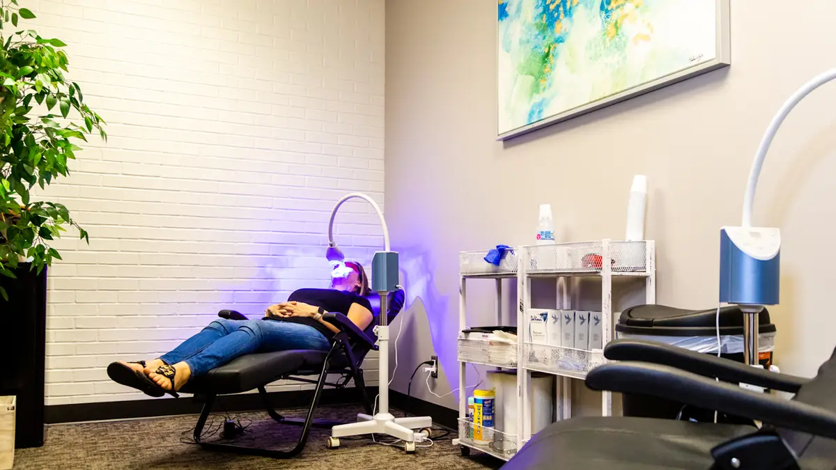 Reception at Miles of Smiles Teeth Whitening, Mid West, Houston