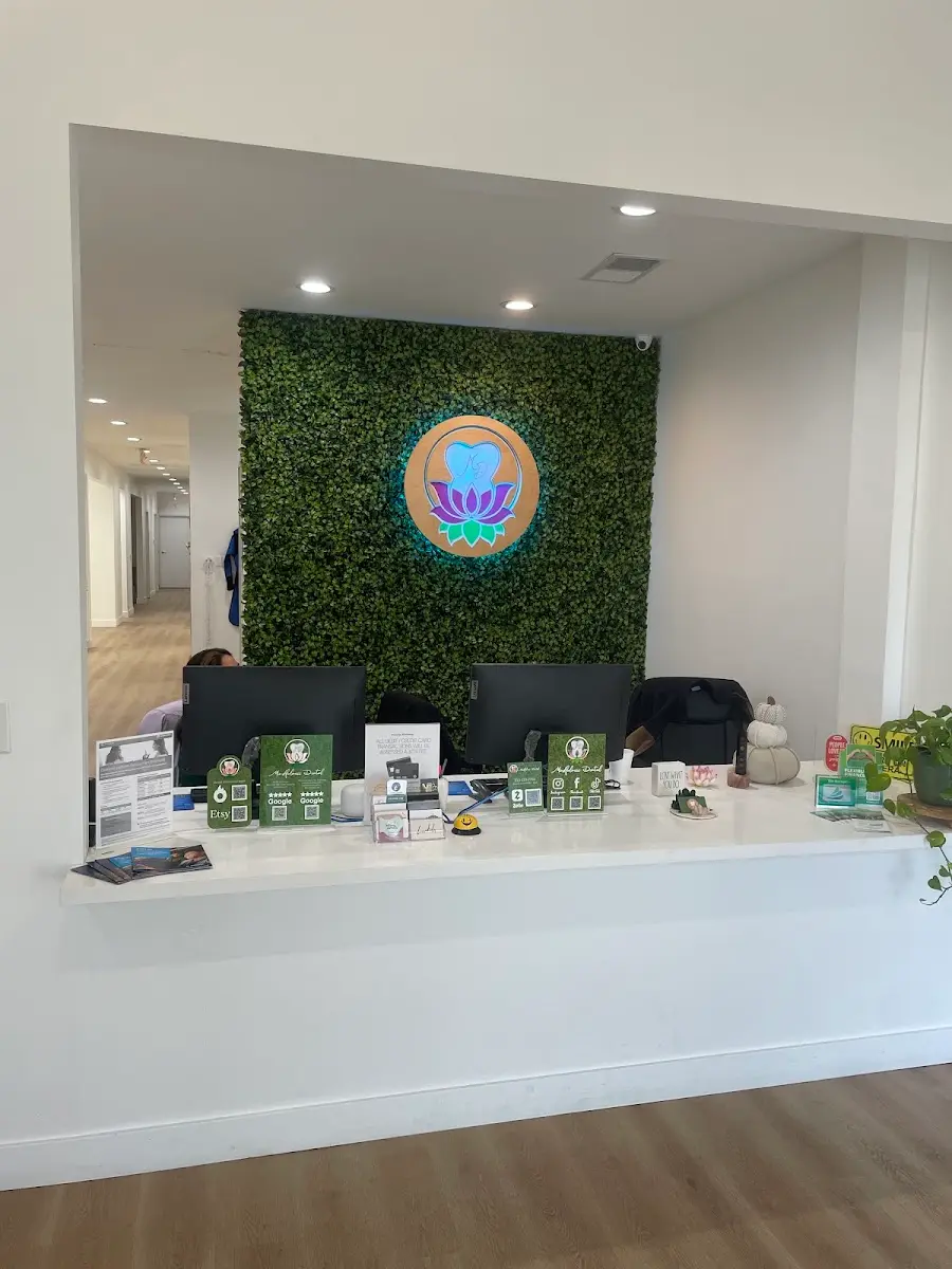 Waiting area at Mindfulness Dental, Downtown LA, Los Angeles