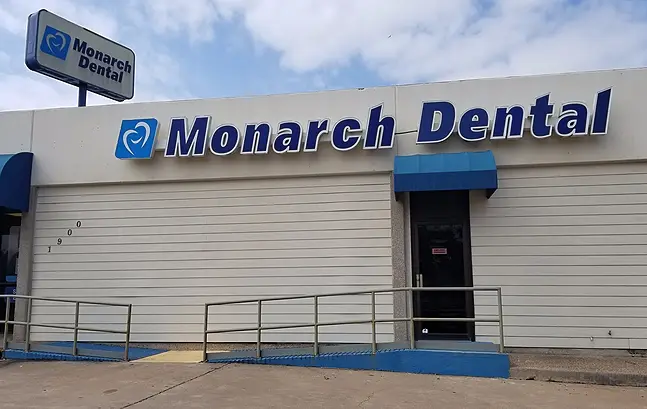 Front entrance of Monarch Dental & Orthodontics - Fort Worth, TX, Ridglea, Fort Worth