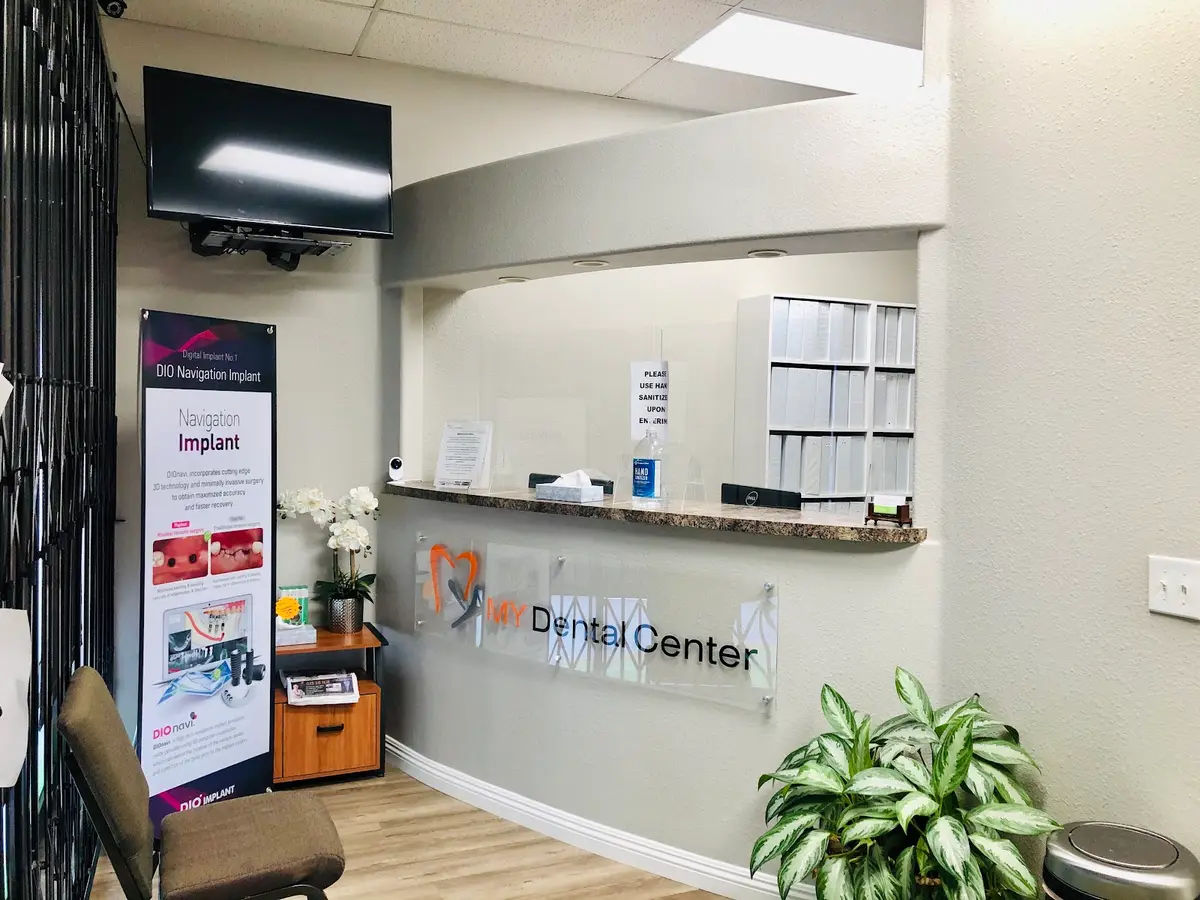 Waiting area at MY Dental Center, Anaheim, Anaheim