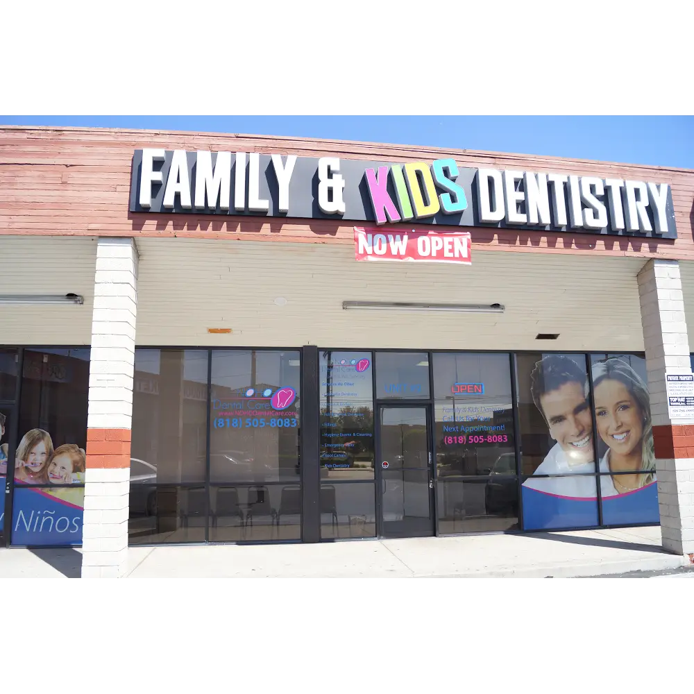 Waiting area at NoHo Dental Care, North Hollywood, Los Angeles