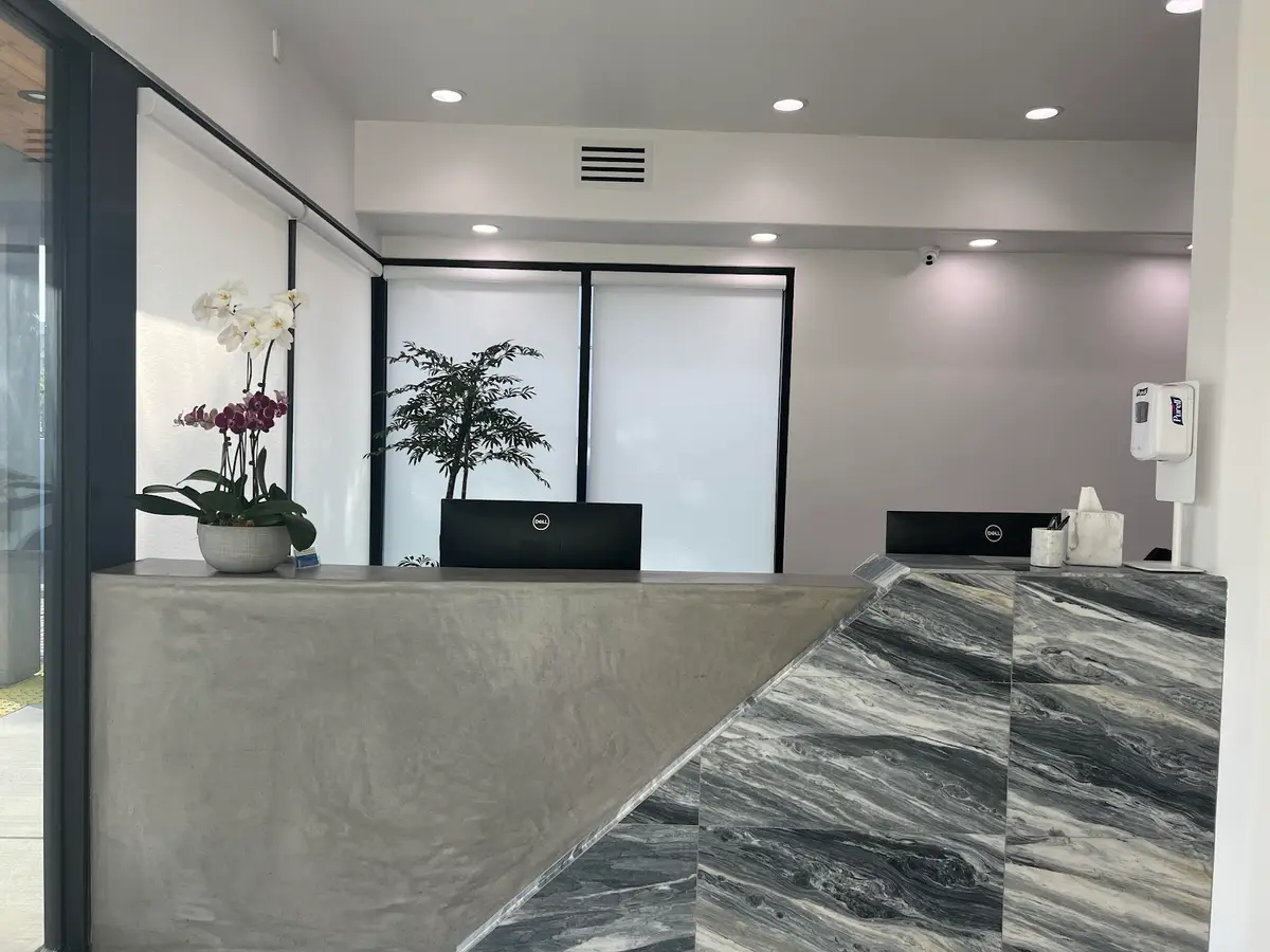 Front entrance of Pacific Beach Dental, Huntington Beach, Huntington Beach