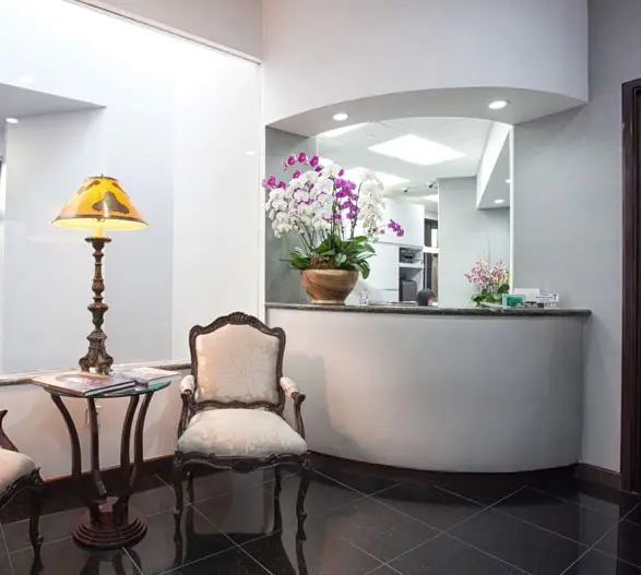 Waiting area at Pasadena Prosthodontics, Pasadena, Pasadena