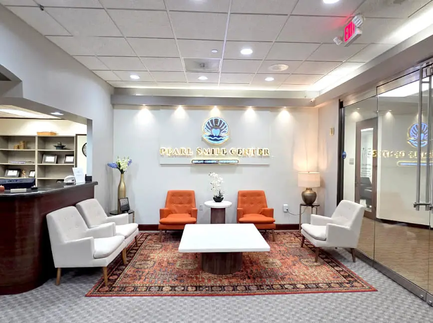 Reception at Pearl Smile Center, Energy Corridor, Houston