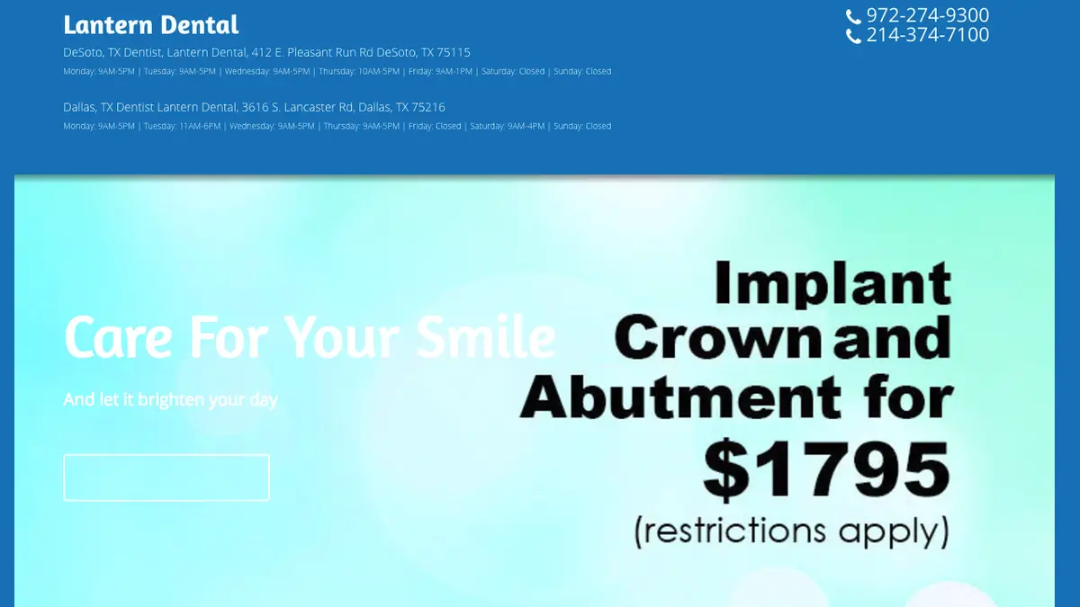 Chairside at Peridot Dental, Oak Cliff, Dallas