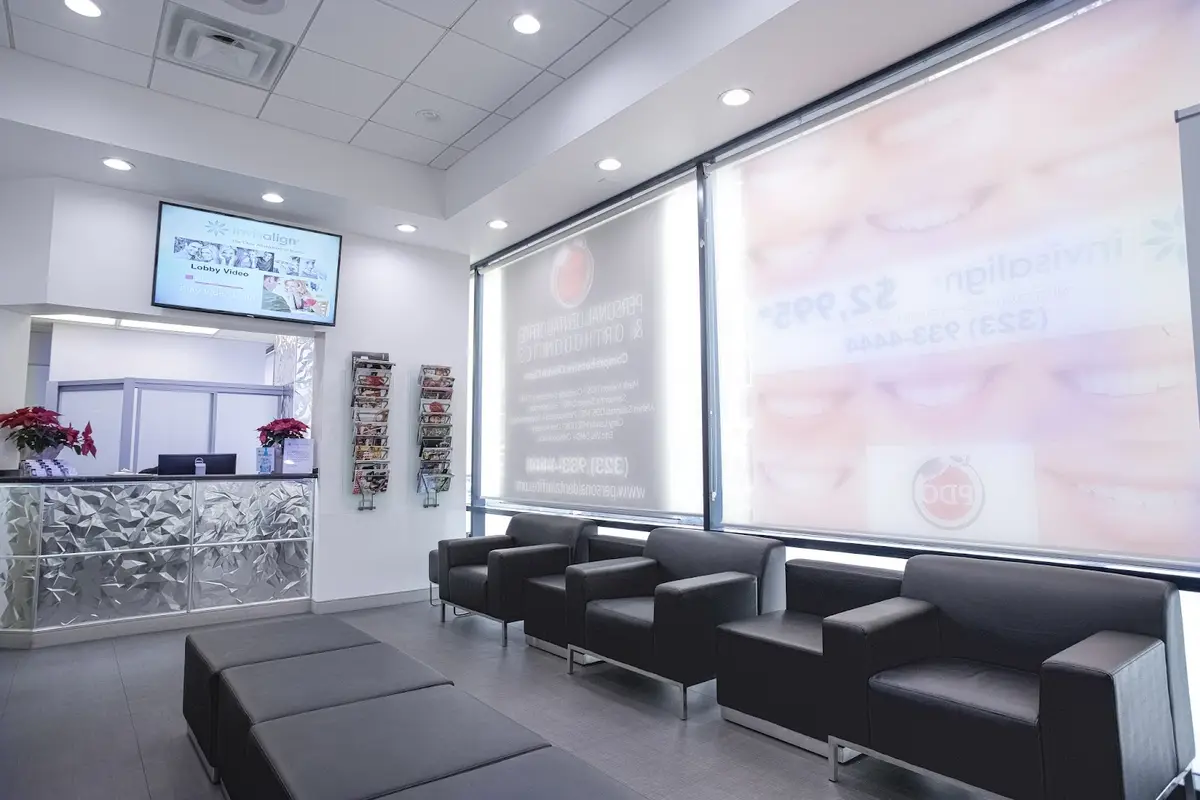 Reception at Personal Dental Office & Orthodontics, West Hollywood, Los Angeles