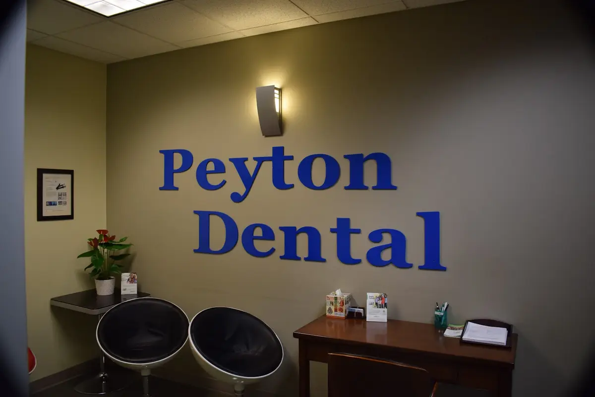 Front entrance of Peyton Dental, Pomona, Pomona