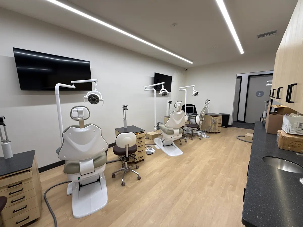 Waiting area at Pink Dental Care., Lincoln Heights, Los Angeles