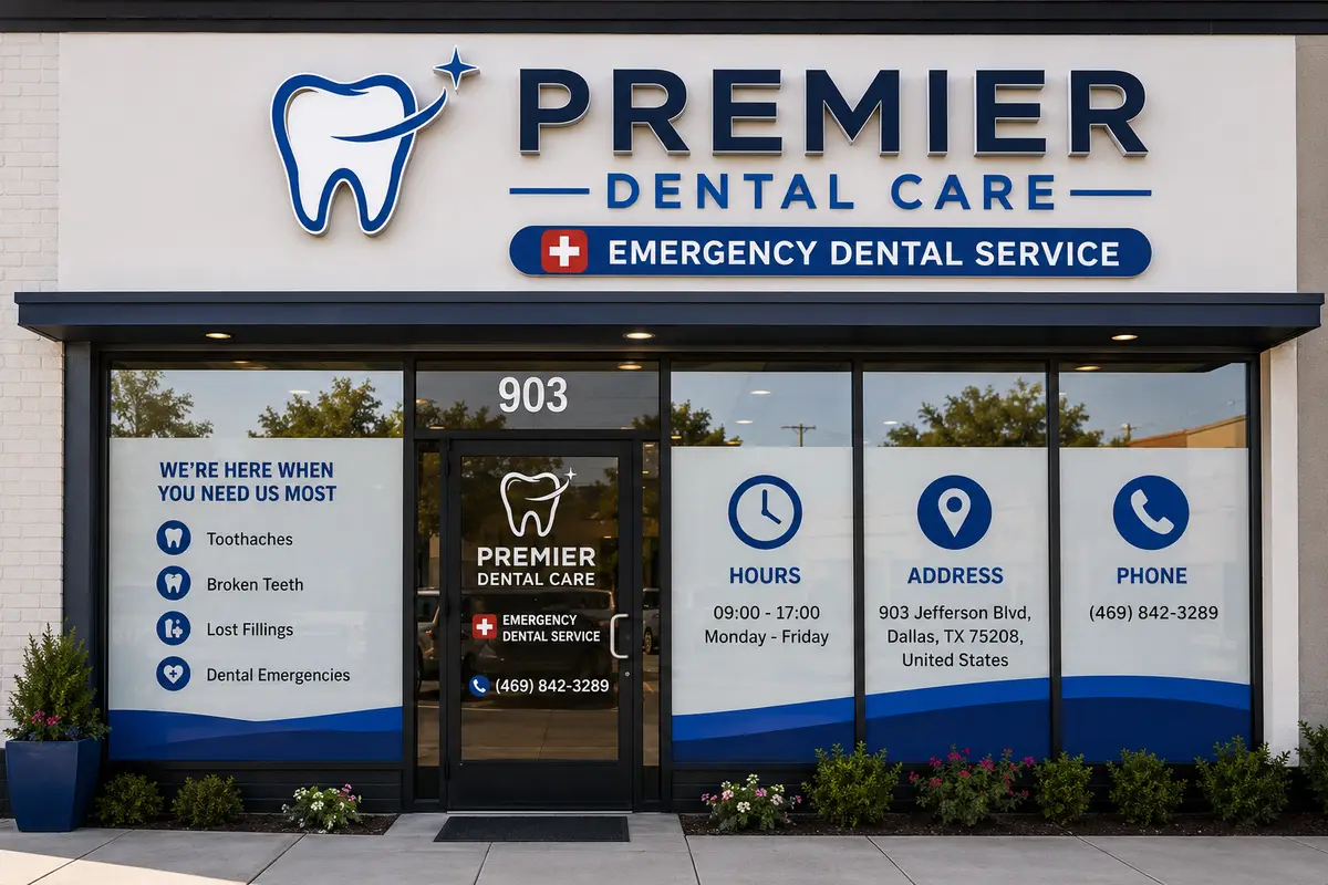 Inside Premier Dental Care, Bishop Arts, Dallas