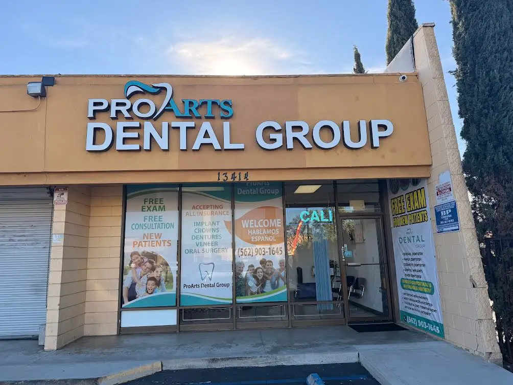 Front entrance of ProArts Dental Group, Whittier, Whittier