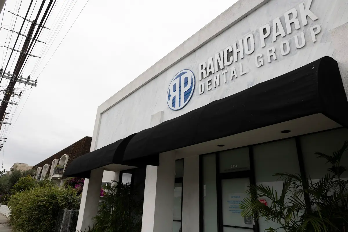 Waiting area at Rancho Park Dental Group, West Los Angeles, Los Angeles