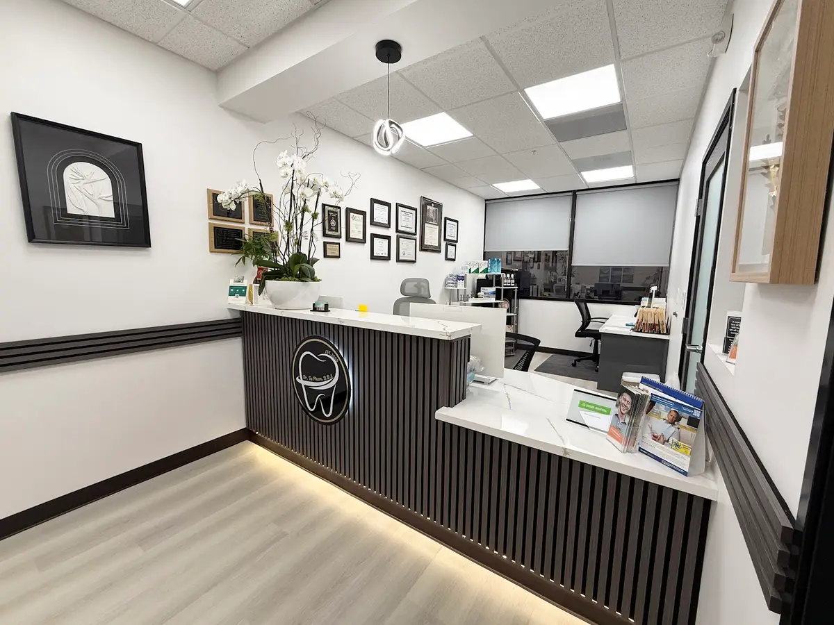 Reception at Reseda Village Dental Studio, Tarzana, Tarzana