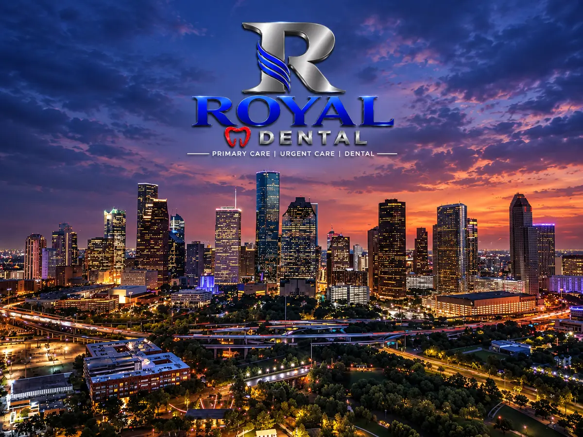 Front entrance of Royal Dental, Northeast Houston, Houston