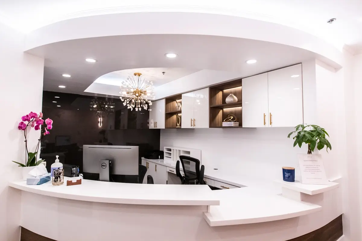 Reception at Sayva Dental, Culver City, Los Angeles