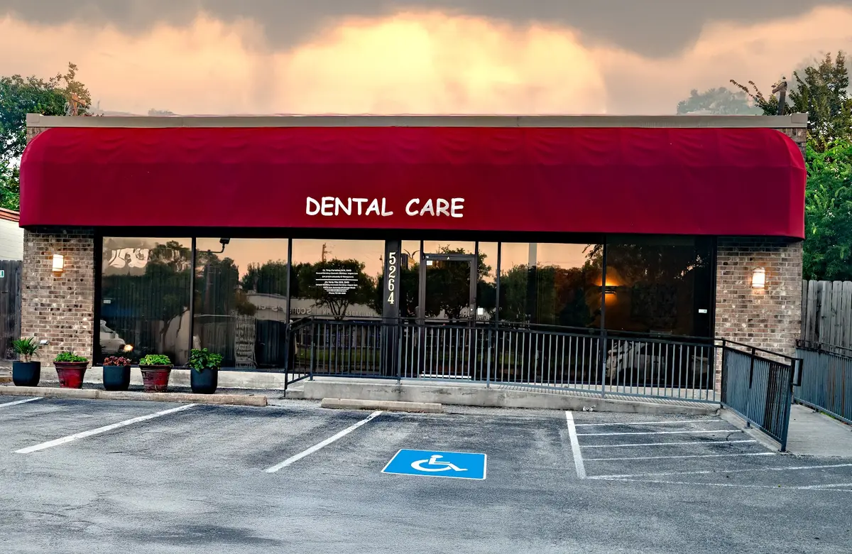 Treatment room at Senses Dental, Meyerland, Houston