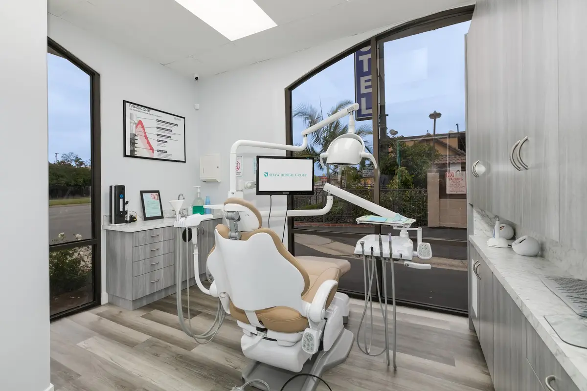 Treatment room at Shaw Dental Group, La Habra, La Habra