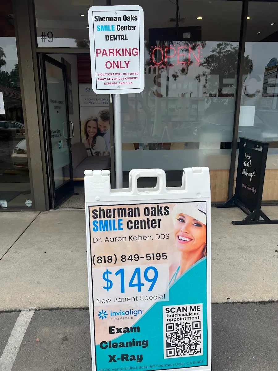 Front entrance of Sherman Oaks Smile Center, Sherman Oaks, Los Angeles