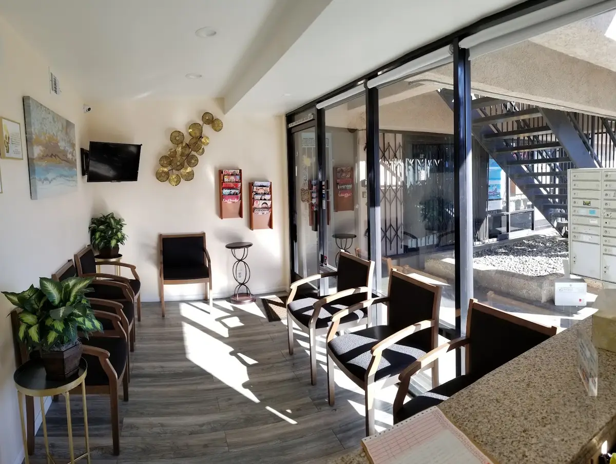 Waiting area at Silver Lake Family Dental, Silver Lake, Los Angeles