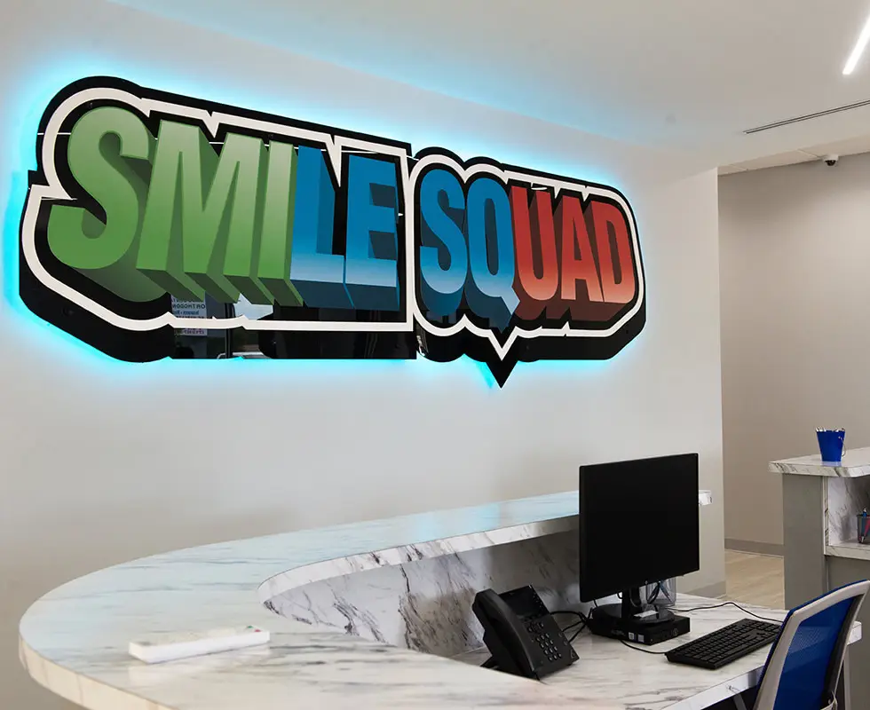 Inside Smile Squad, Garden Oaks, Houston