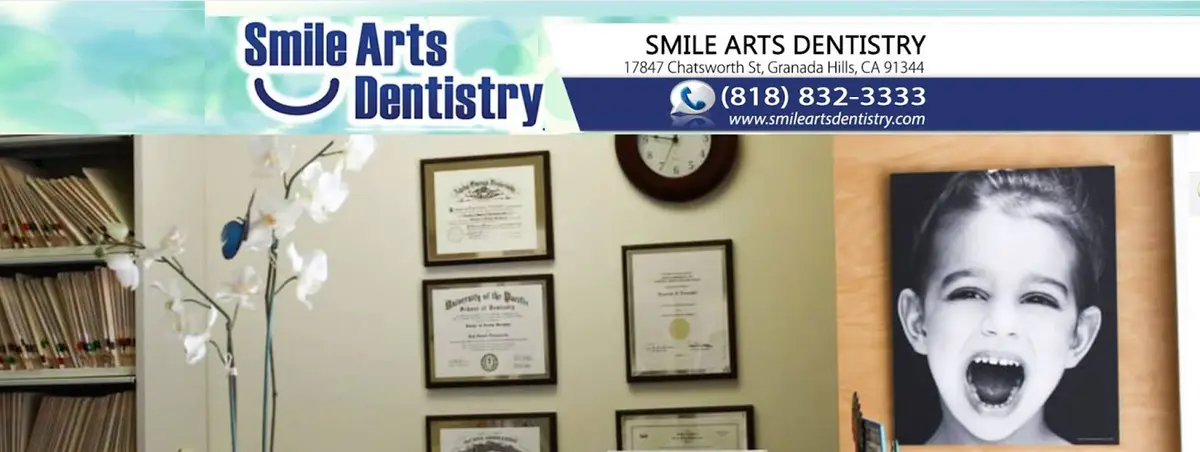 Waiting area at SmileArts Dentistry - Dr. Ray Firooz, DDS, Granada Hills, Granada Hills
