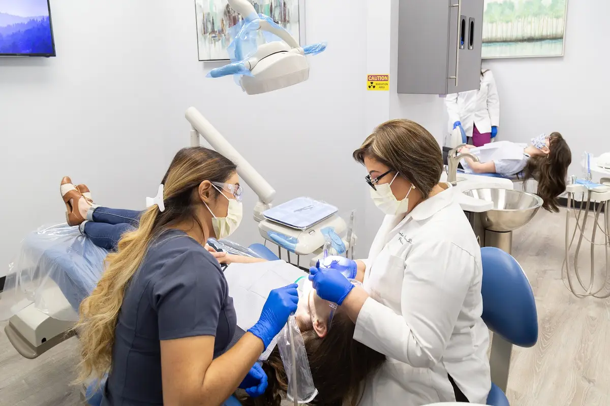 Treatment room at Smiles of Northshore, Northeast Houston, Houston