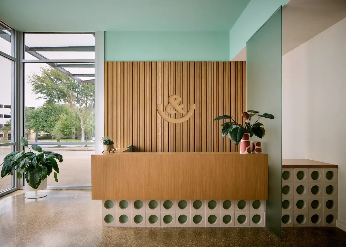 Treatment room at &Smiles Pediatric Dentistry, Bishop Arts, Dallas