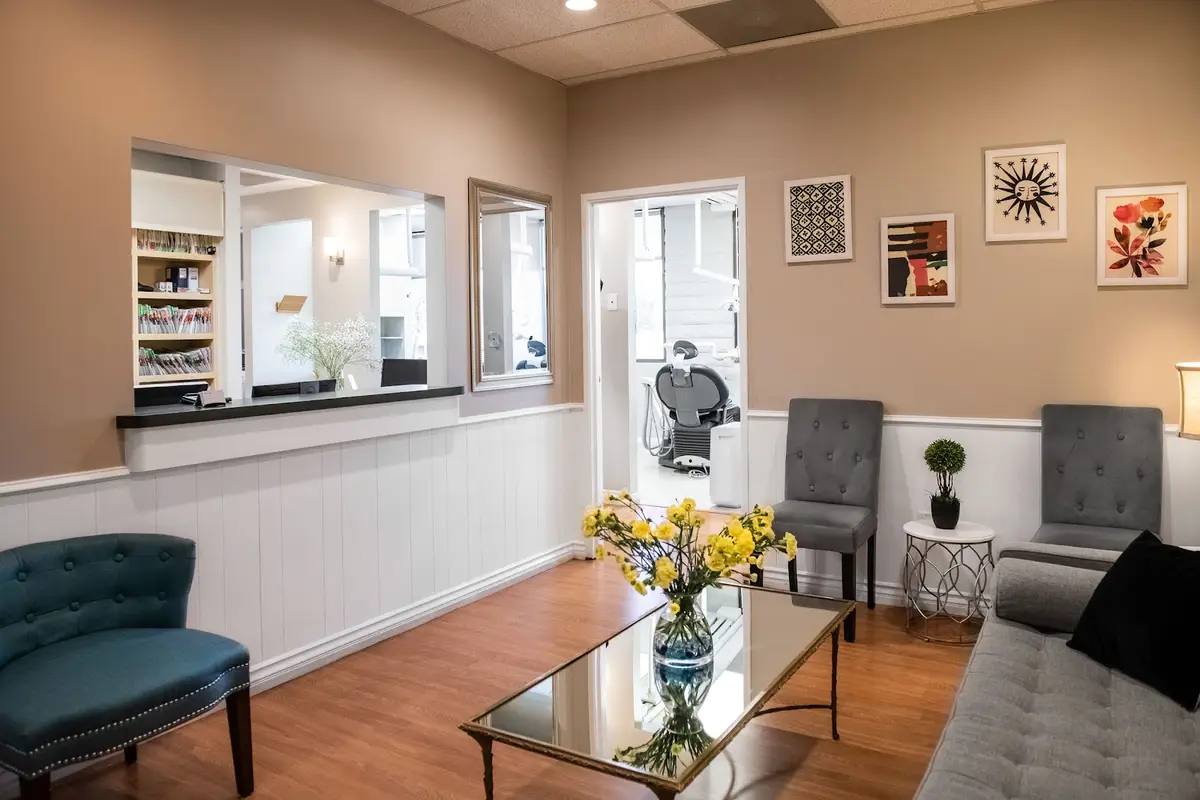 Reception at SoCalSmiles Dental Office, Tarzana, Tarzana