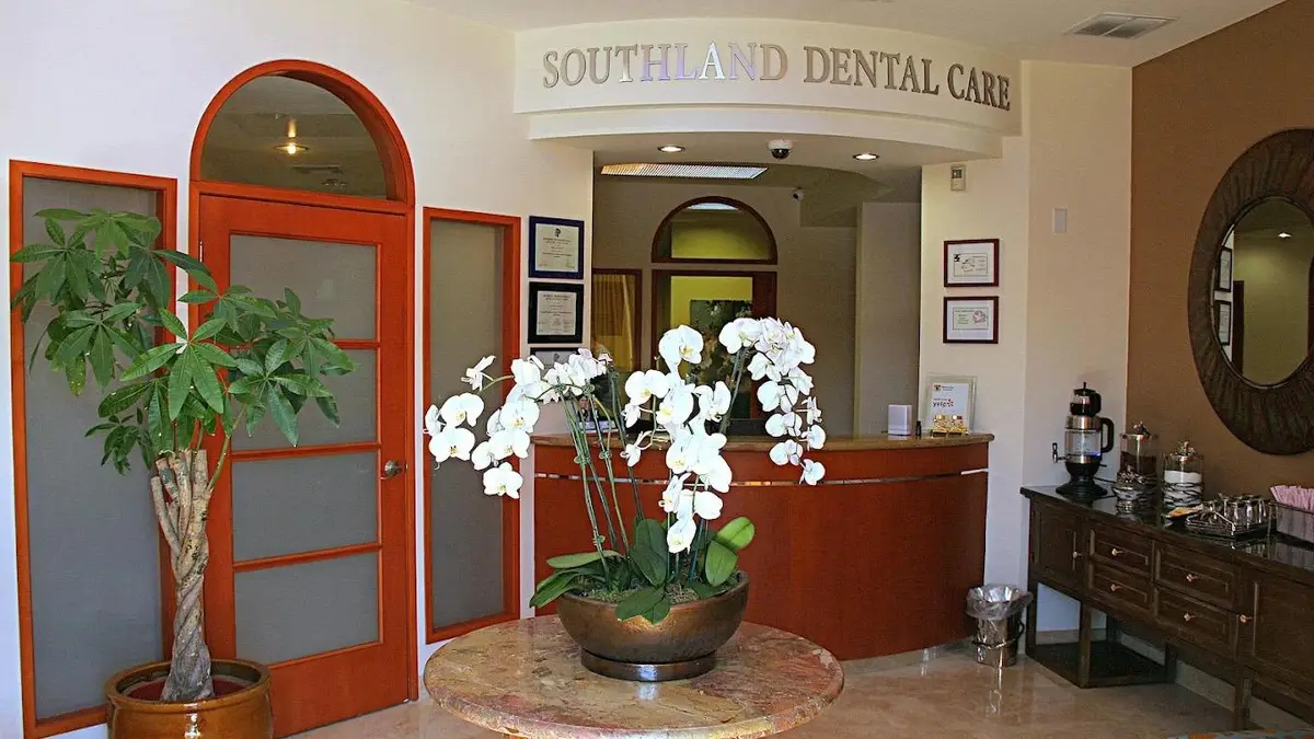 Waiting area at Southland Dental Care, Sherman Oaks, Los Angeles