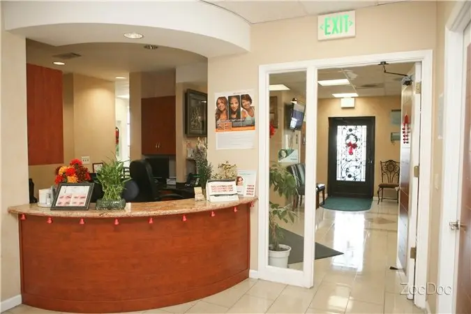 Waiting area at St. George Dental & Medical Spa, Hollywood, Los Angeles