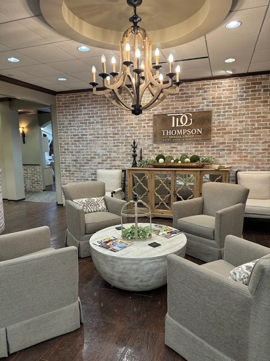Waiting area at Thompson Dental Group, Energy Corridor, Houston