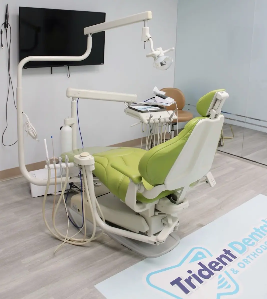 Treatment room at Trident Dental & Orthodontics, West Houston, Houston