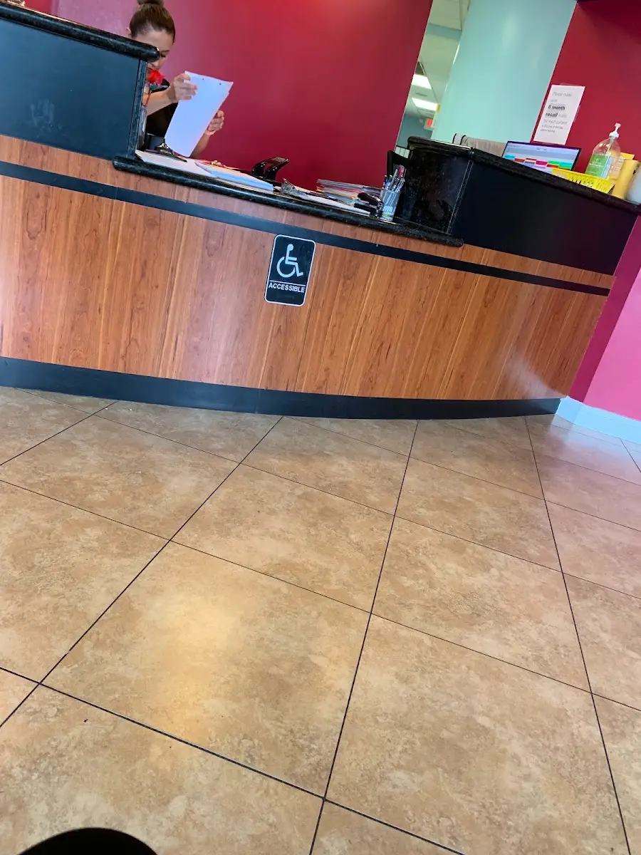 Waiting area at Unicare Dental Center & Orthodontics, Gulfton, Houston