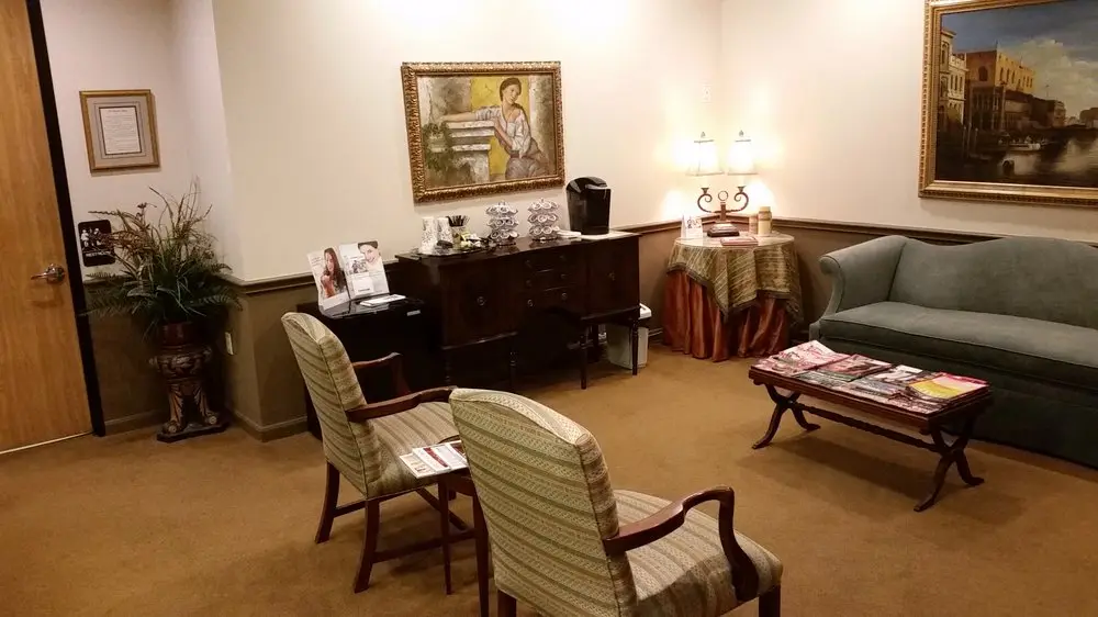 Waiting area at V C Williams, DDS, Upper Kirby, Houston