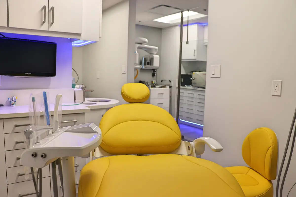 Waiting area at Vatan Dental Group, Westchester, Los Angeles