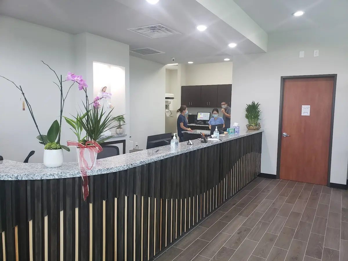 Waiting area at Veterans Dental Center, Greenspoint, Houston