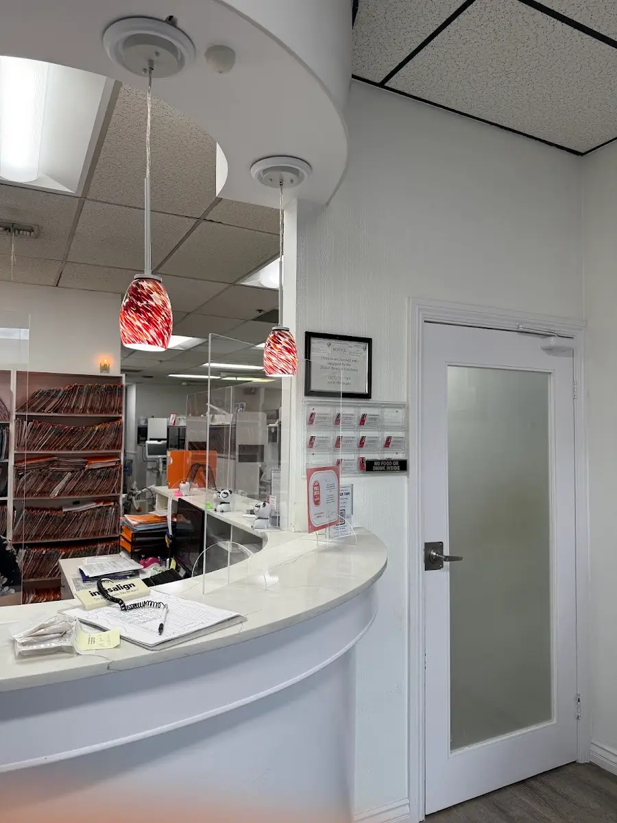 Reception at West Los Angeles Dentistry, Santa Monica, Los Angeles