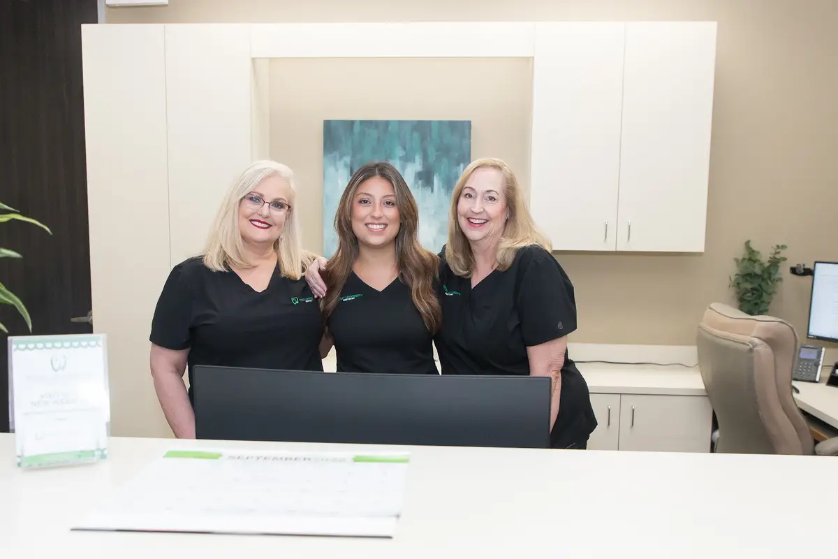 Reception at West University Dentistry, Braeswood, Houston